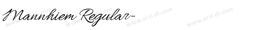 Mannhiem Regular字体转换 Mannhiem Regular字体转换